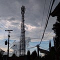 Signal transmitting tower