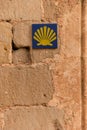 Signaling Camino de Santiago Royalty Free Stock Photo