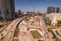 Signature Bridge Downtown Miami rising under construction