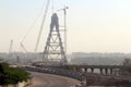 Signature Bridge getting constructed in New Delhi