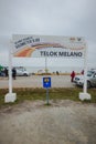 The signboard of Telok Melano
