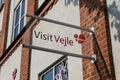 Signboard of Vejle Turism Office, Denmark