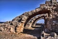 Significant historical ruins of Salamis, northern Cyprus Royalty Free Stock Photo