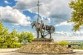 A significant and recognizable symbol of the city of Penza, a monument to the FIRST SETTLER