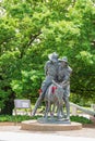 Simpson and his Donkey statue at The Australian War Memorial