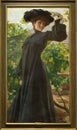 `Signora in nero` 1903 by Alfredo Savini