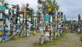 Signpost Forest Lake Watson Yukon Canada