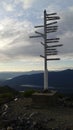 Signpost on Keno Hill, Yukon Territory