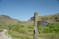 Signpost in Little Langdale, Lake District Royalty Free Stock Photo