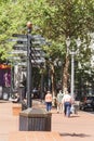 Signpost in Portland pointing in various direction Royalty Free Stock Photo