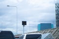 Signpost on the road, motorway, motorway