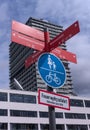 signpost near UNEP building at the UN Campus in Bonn