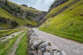 Signpost showing the way to Gordale, Malham Cove and Janets Foss Royalty Free Stock Photo