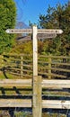 Signpost for south downs way Royalty Free Stock Photo