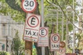 Signpost at Street Recife Brazil