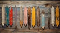 signpost textured arrows