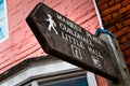 Signpost to Market place, Guildhall