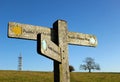 Signpost to South Downs Way