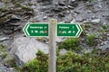 Signpost to Wadebridge and Padstow Royalty Free Stock Photo