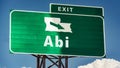 Signposts the direct way to Abi