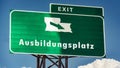 Signposts the direct way to Apprenticeship Place