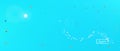 Signs abstract ultra wide space background