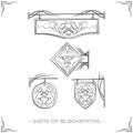 Signs of Blacksmiths