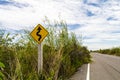 Signs curve road