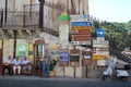 Signs and directions for Ragusa in Sicily Royalty Free Stock Photo