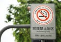 No smoking sign