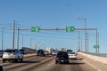 Signs for Route US-60 East and West in Surprise, AZ Royalty Free Stock Photo