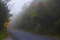 Signs the steepest way up a mountain in Thailand .