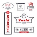 Signs sushi Royalty Free Stock Photo