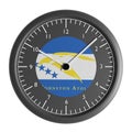 Wall clock with the flag of Johnston Atoll