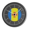 Wall clock with the flag of Madeira