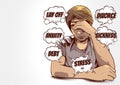 Signs and Symptoms of Stress in Men 56