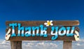 Signs Thank you Royalty Free Stock Photo