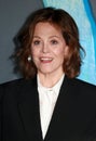 Sigourney Weaver at the blue carpet premiere of "Avatar: The Way Of Water" at the Corinthia Hotel
