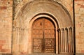 Siguenza Cathedral entry Royalty Free Stock Photo