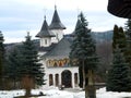 Sihastria orthodox monastery in Neamt, Romania Royalty Free Stock Photo