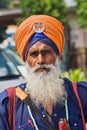 Sika Hindu man, Bangla Shib Gurudwara Sika Great Temple, India