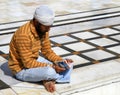 Sikh devotee