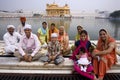 Sikh family - Golden Temple - Amritsar - India Royalty Free Stock Photo