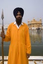 Sikh Guard - Golden Temple - Amritsar - India