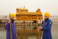 Sikh Guards at Golden Temple.