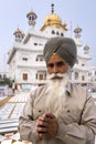 Sikh man at the Akal Takht - Amritsar - India Royalty Free Stock Photo