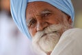 Sikh Man wearing Blue turban