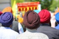 sikh men with turbans Royalty Free Stock Photo