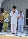 Sikh Praying Royalty Free Stock Photo