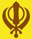 Sikh Symbol, The Khanda, Religion Symbol, religious symbols of Sikhism